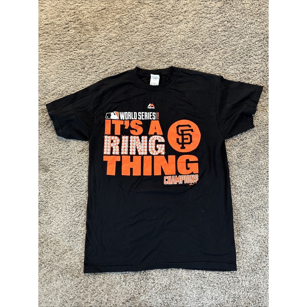 San Francisco‎ Giants World Series Champions Ring T Shirt Men's Large M 2014